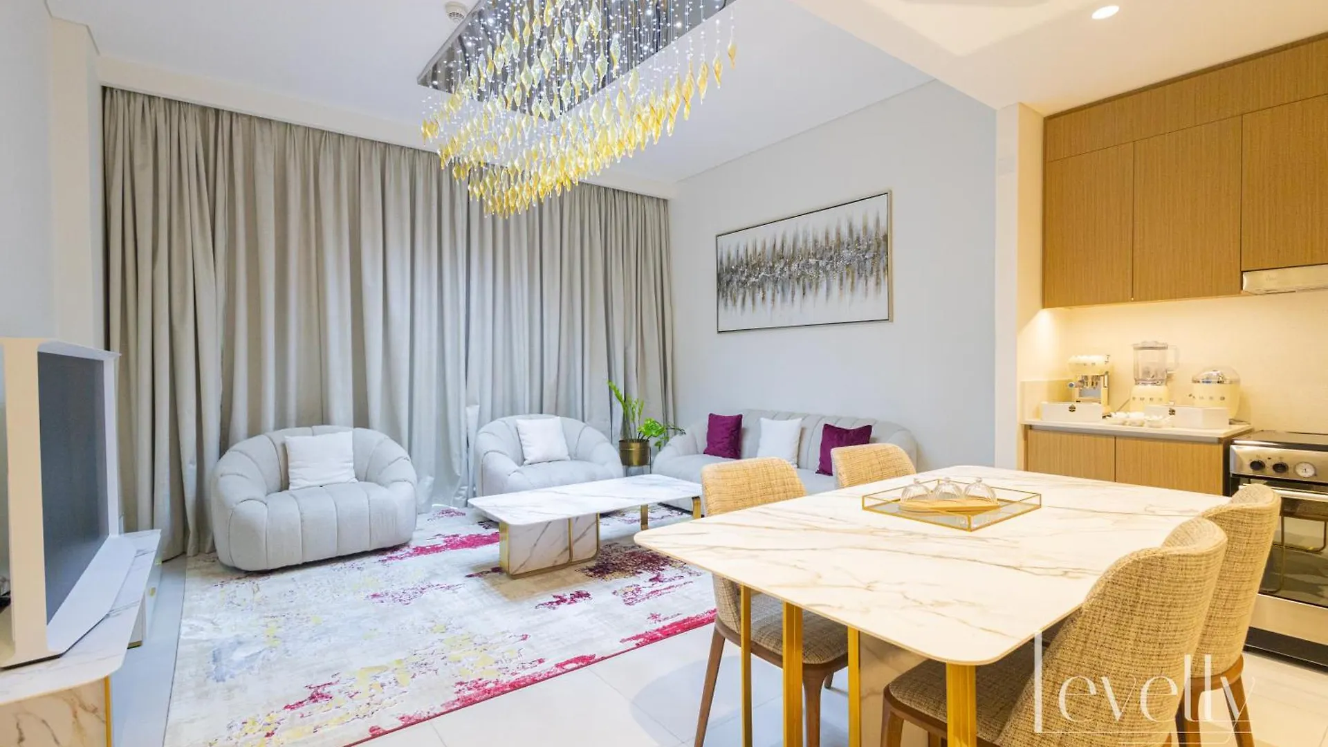 Spacious Modern 2Br With Partial Burj Khalifa View Dubai 0*,