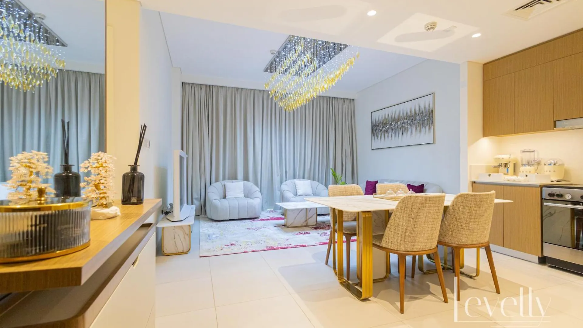 Spacious Modern 2Br With Partial Burj Khalifa View Dubai