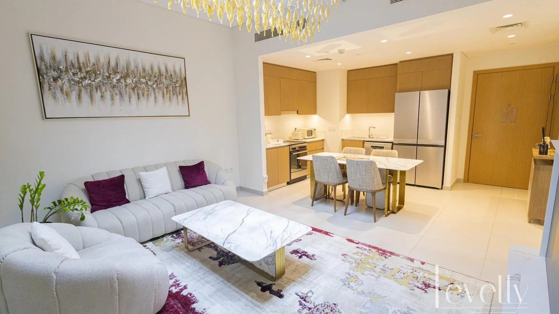 Spacious Modern 2Br With Partial Burj Khalifa View Dubai
