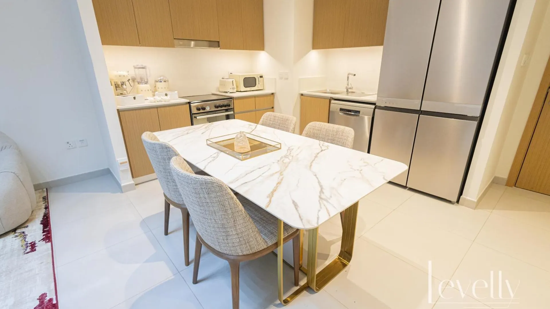 Apartment Spacious Modern 2Br With Partial Burj Khalifa View Dubai